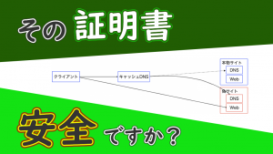 「その証明書、安全ですか？」のイメージ