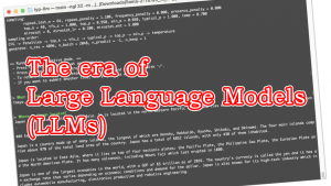 「The era of Large Language Models (LLMs)」のイメージ