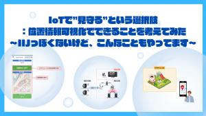 「IoTで”見守る”という選択肢：位置情報可視化でできることを考えてみた～IIJっぽくないけど、こんなこともやってます～」のイメージ