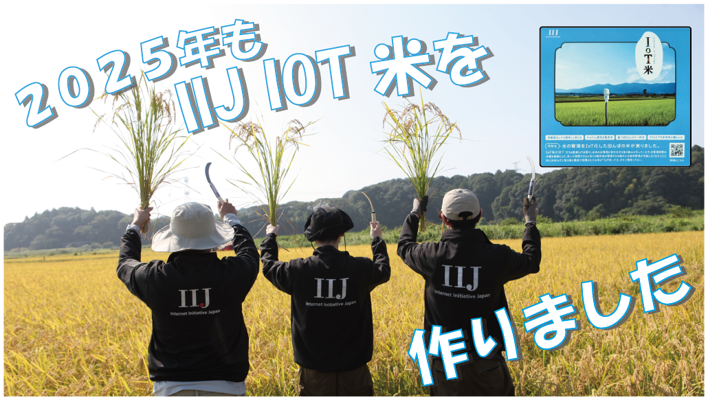 「2025年もIIJ IoT米を作りました」のイメージ
