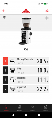 Mahlkönig Homeのスクリーンショット