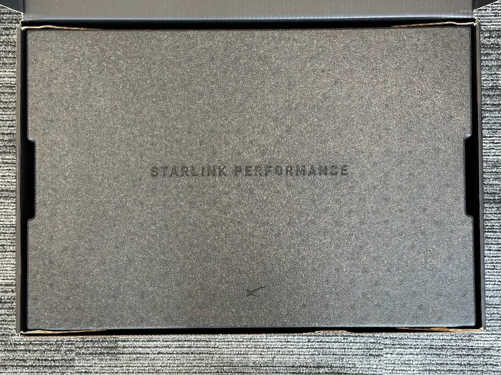 梱包材がみえる