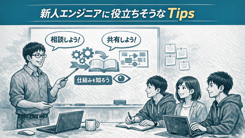 「【特集】新人エンジニアに役立ちそうなTips」のイメージ
